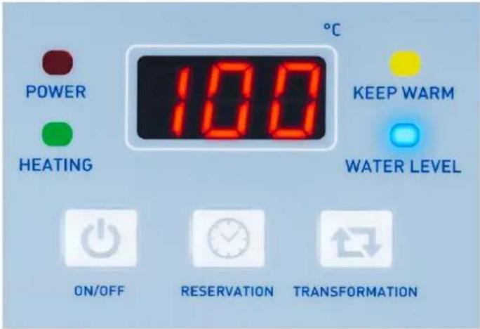 Royal Catering RCWK-10L-AUT - Pannello di controllo: - 1