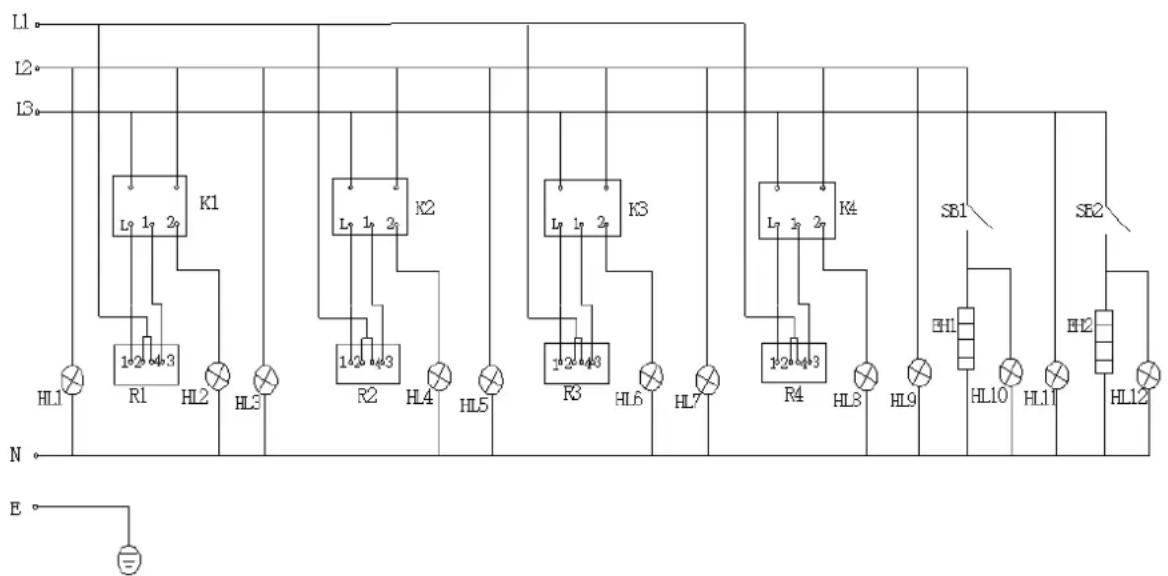 Royal Catering RCEC-120/700C6B - Elettromos diagram - 1