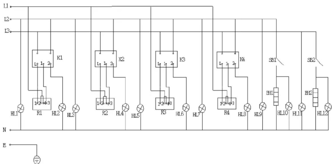 Royal Catering RCEC-120/700C6B - Schemeélectrique - 1
