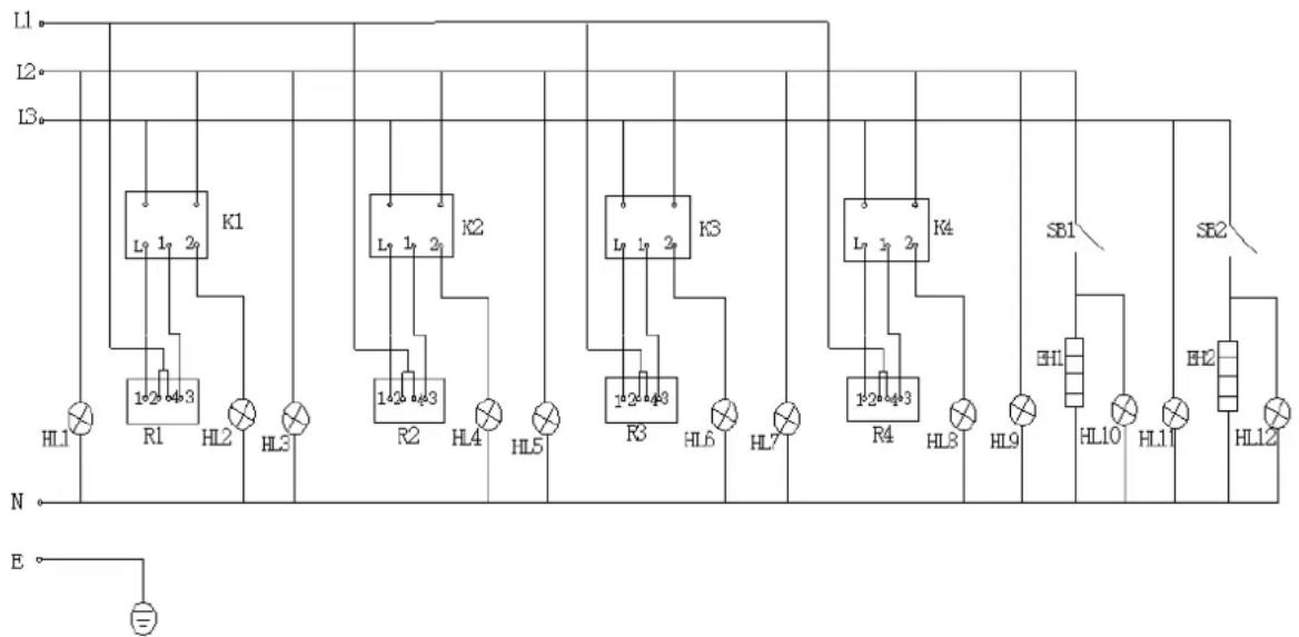 Royal Catering RCEC-120/700C6B - Schema electrica - 1