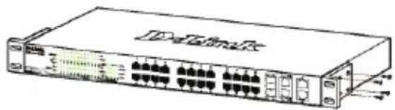 D-LINK DGS-1210-52MP - Установка в стойку - 1