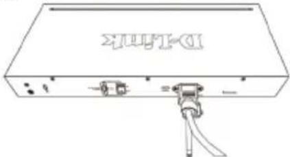 D-LINK DGS-1210-52MP - Installing Power Cord Retainer - 5