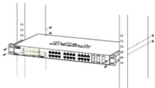 D-LINK DGS-1210-52MP - Instalación en rack - 2