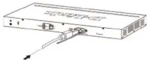 D-LINK DGS-1210-52MP - Anbringen der Stromkabelhalterung - 2