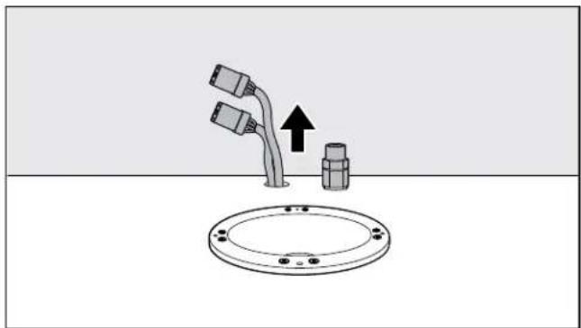DOMETIC 4310 - Routing the Power and Water Lines - 1