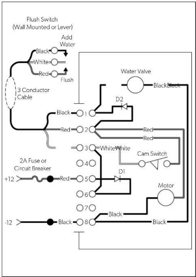 DOMETIC 4310 - Wiring Diagram - 1