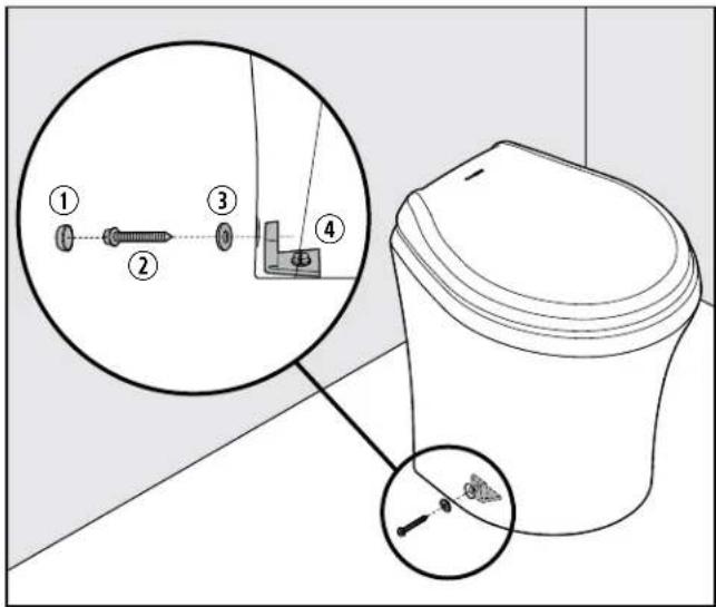 DOMETIC 4310 - Securing the 6500 Series Toilets - 1