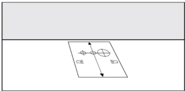 DOMETIC 4310 - Mark the hole locations. - 2