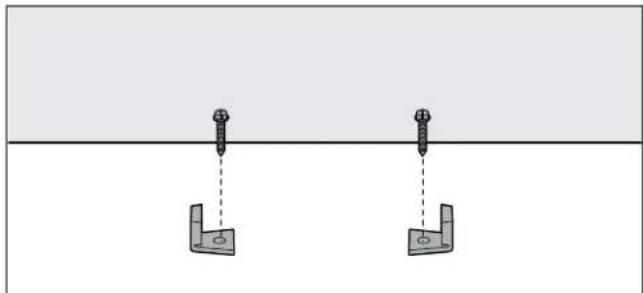 DOMETIC 4310 - Installation des supports de fixation au plancher - 1