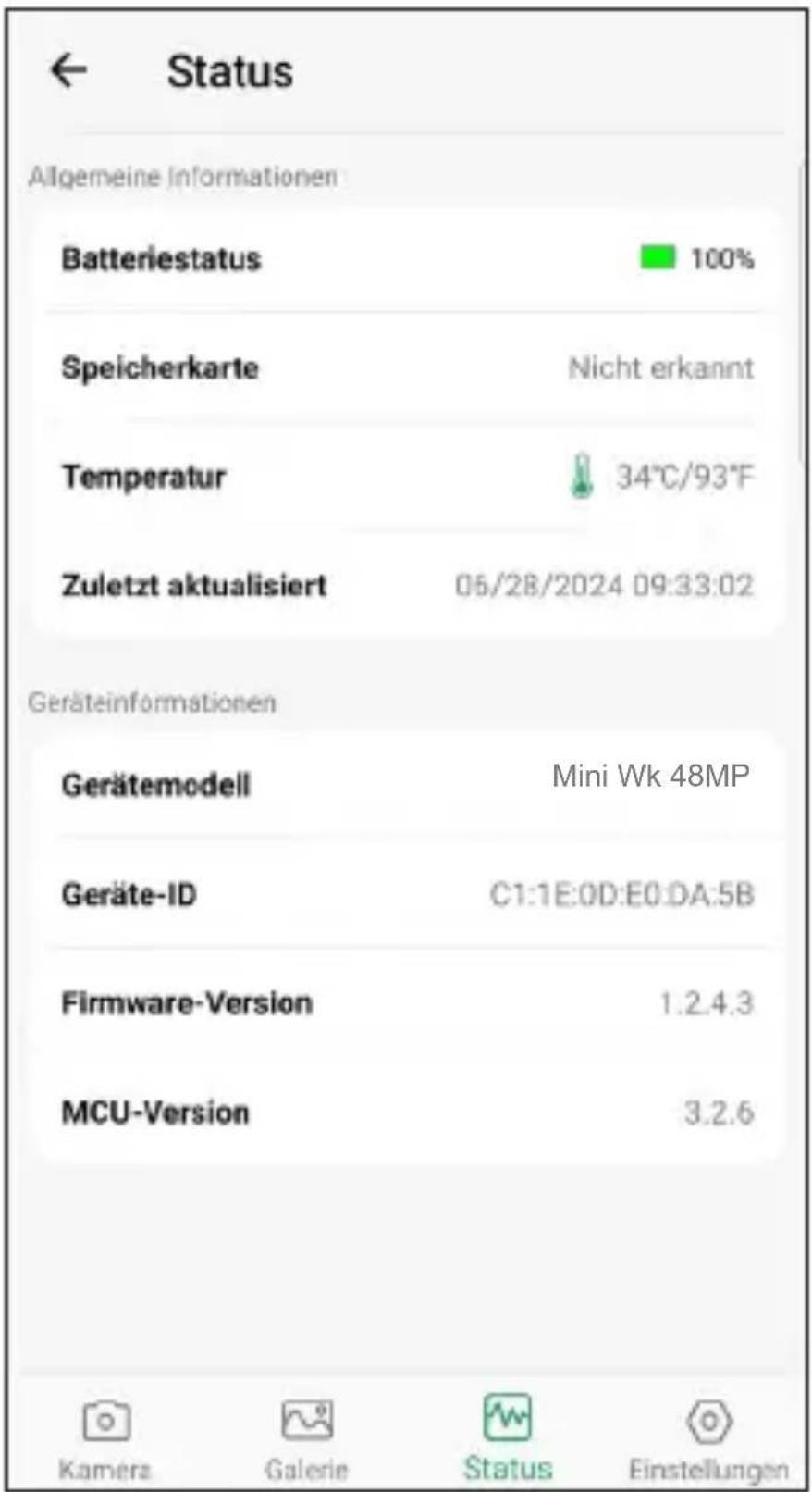 Berger & Schröter Mini 48 MP - Weitere Kameraeinstellungen - 1