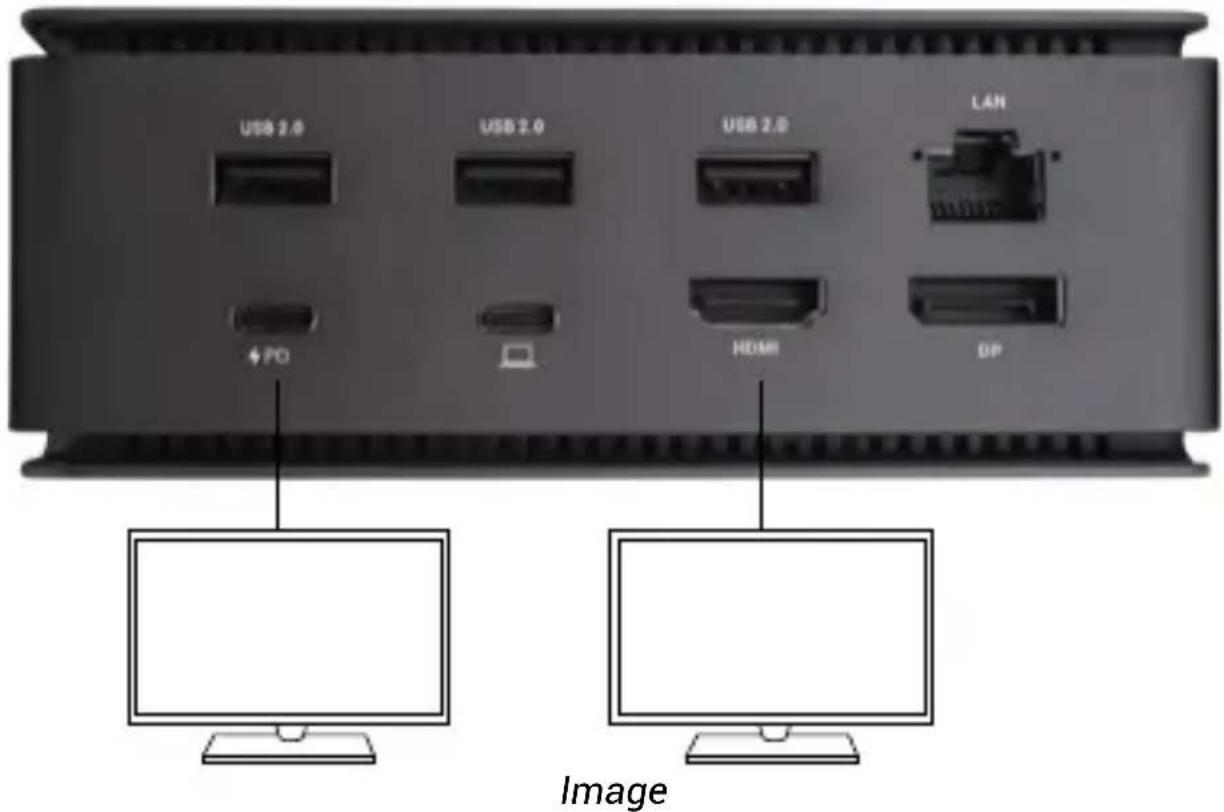 i-TEC USB4DUAL4KDOCKPD - i-tec USB4 Metal Docking station Dual 4K HDMI DP + PD 80 W - 1