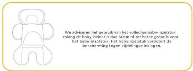 Joie i-Spin Grow signature - Het baby-inzetstuk gebruiken - 2