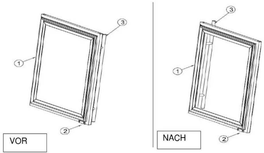 AVINTAGE AVI110DZB1 - Ändern Sie die Position des Türmelders - 1