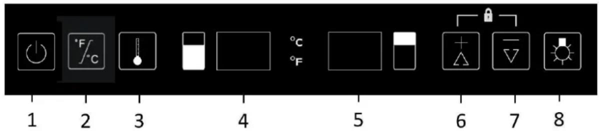 AVINTAGE AVI110DZB1 - Temperature setting - 1
