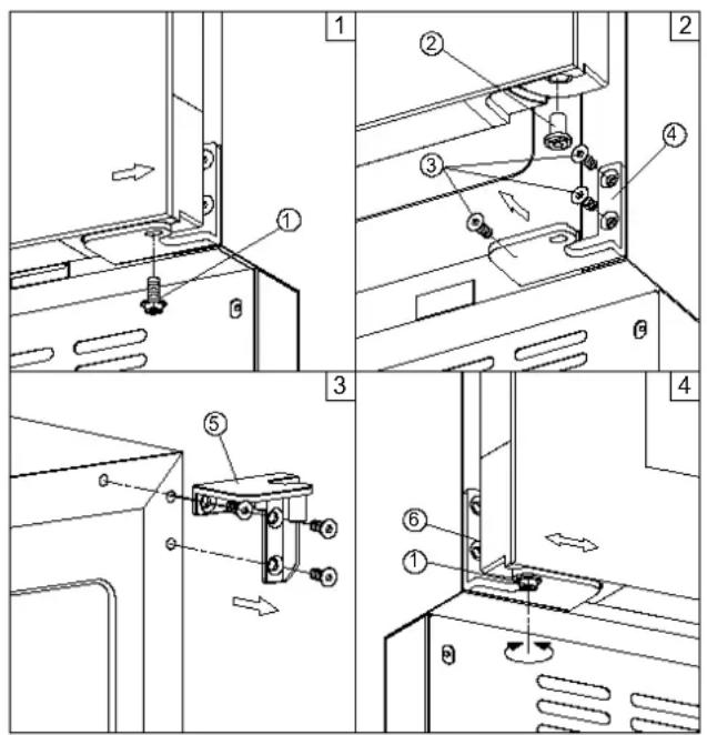 LE CHAI LBN160/1 - VERANDERING VAN DE OPENINGSRICHTING VAN DE DEUR - 1