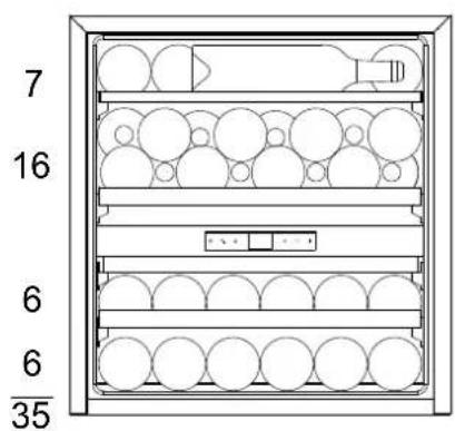 LE CHAI LBN160/1 - LB340/1 / LBN340/1 :35 bottles Max - 1