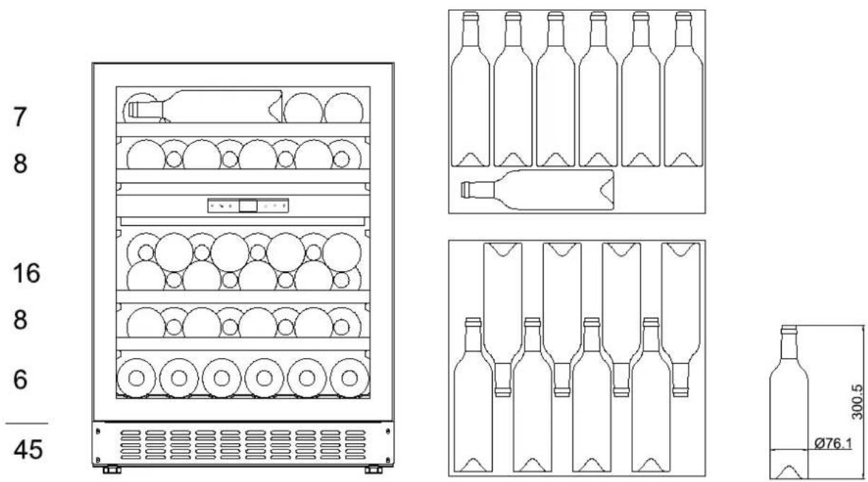 LE CHAI LBN160/1 - LB160/1 / LBN160/1 :16 botellas Max - 4