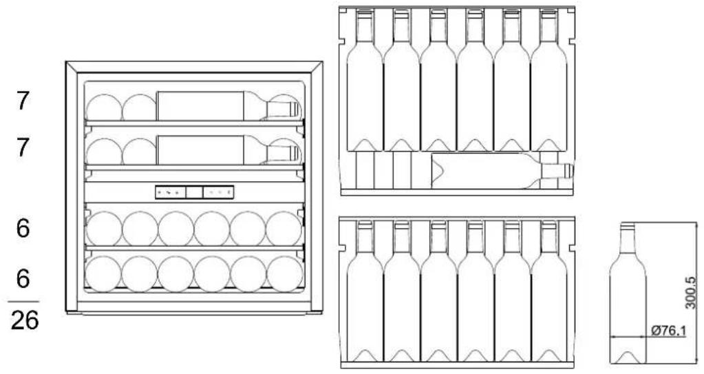 LE CHAI LBN160/1 - LB160/1 / LBN160/1 :16 bouteilles Max - 3