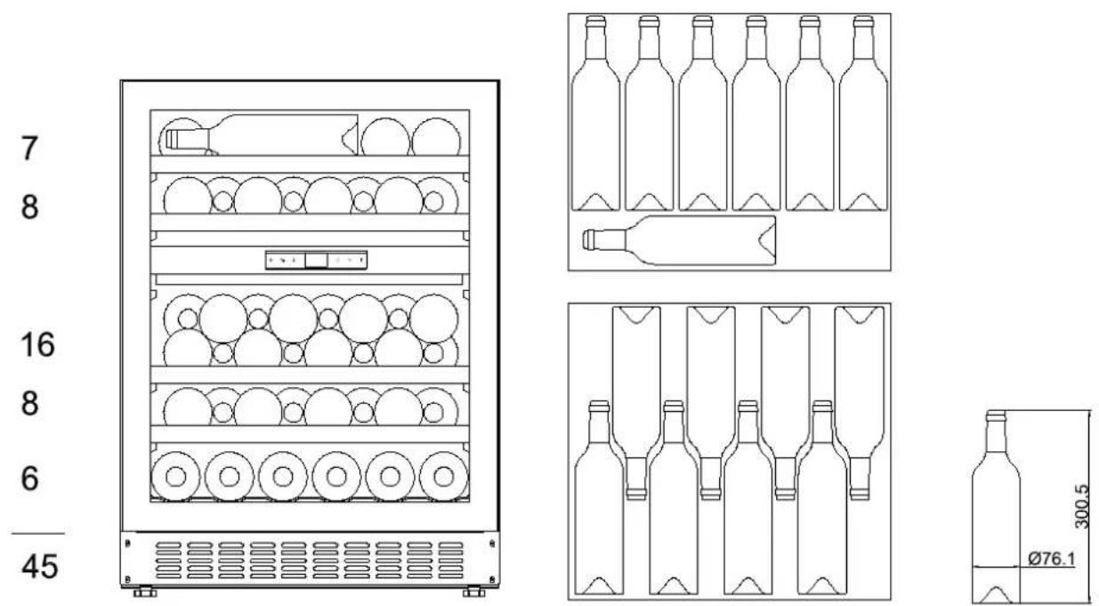 LE CHAI LBN160/1 - LB160/1 / LBN160/1 :16 bouteilles Max - 2