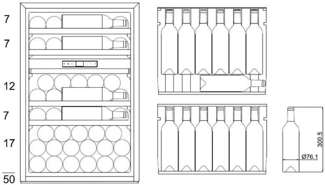 LE CHAI LBN160/1 - LB160/1 / LBN160/1 :16 botellas Max - 6