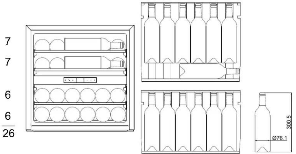 LE CHAI LBN160/1 - LB340/1 / LBN340/1 :35 bottles Max - 9