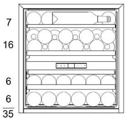 LE CHAI LBN160/1 - LB340/1 / LBN340/1 :35 bouteilles Max - 1