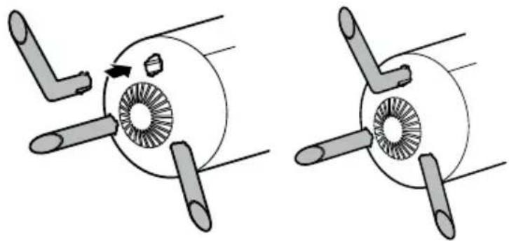 HONEYWELL Designer Series HPA830W - ASSEMBLING THE LEGS ONTO THE AIR PURIFIER - 1