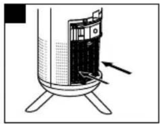 HONEYWELL Designer Series HPA830W - To change either filter, follow the steps described below: - 3