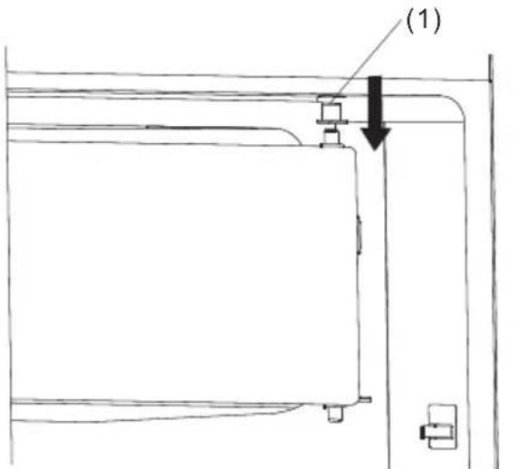 Edy EDTC5519 - Changing over the freezer compartment door - 2