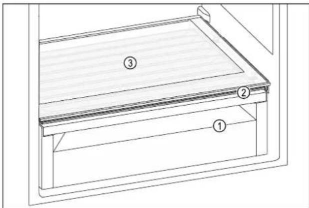 LIEBHERR ICNb 5123 Plus - Couvercle du compartment Easy-Fresh - 1