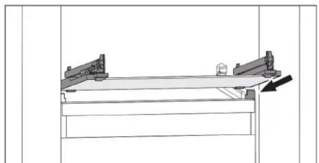 LIEBHERR ICNb 5123 Plus - Insérer la tablette en verre - 1