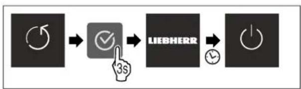 LIEBHERR ICS5101 - Proceder à une réinitialisation - 2