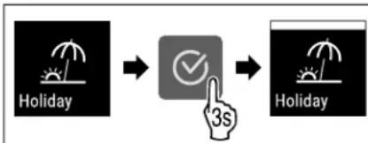 LIEBHERR ICS5101 - Activation de la fonction HolidayMode - 2