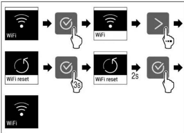 LIEBHERR ICS5101 - Réinitialisation de la connexion Wi-Fi - 2