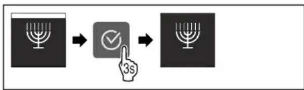 LIEBHERR ICS5101 - Désactiver la fonction SabbathMode - 1
