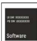 LIEBHERR ICS5101 - Affichage de la version logicielle - 2