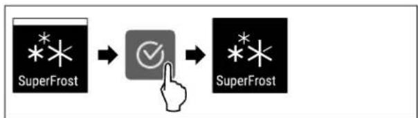 LIEBHERR ICS5100 - Désactivation de la fonction SuperFrost - 2