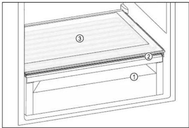 LIEBHERR ICS5100 - Couvercle du compartiment Easy-Fresh - 1