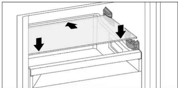 LIEBHERR ICS5100 - Retirer / insérer la tablette en verre - 2