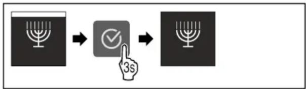 LIEBHERR ICS5100 - Désactiver la fonction SabbathMode - 1