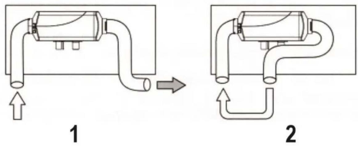 MSW DPH-02 - Cold air inlet and hot air outlet - 1