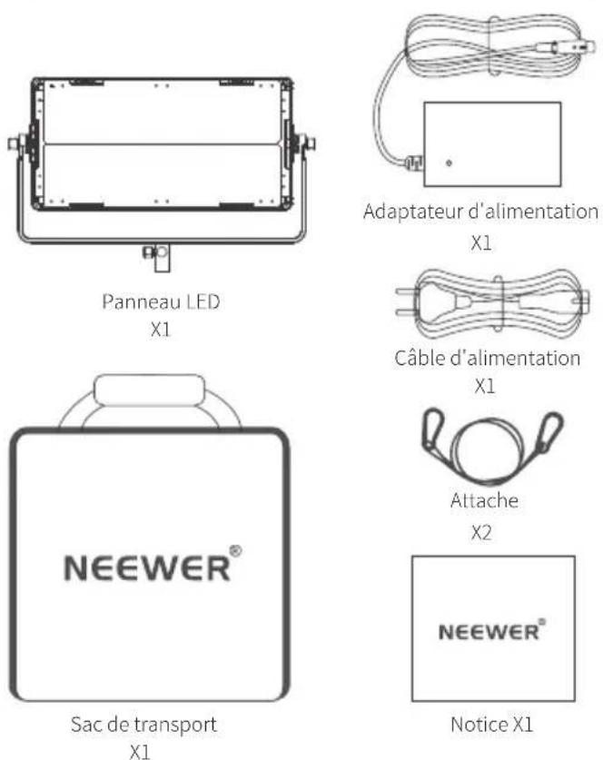 Neewer AP100B - Contenu du paquet - 1