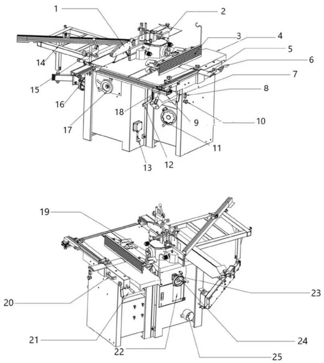 MSW WOOB-4002000 - Parts diagram - 1
