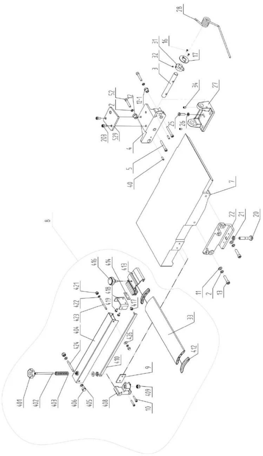 MSW WOOB-4002000 - Schéma dílů - 12