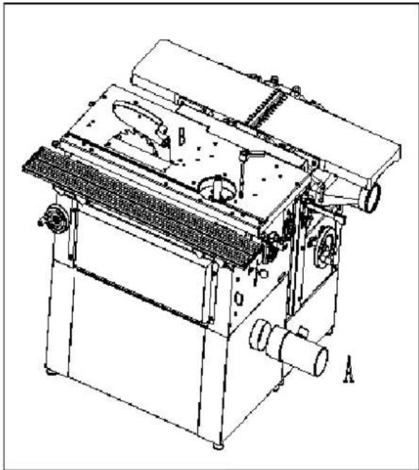 MSW WOOB-4002000 - Podłączenie układu wydechowego - 1