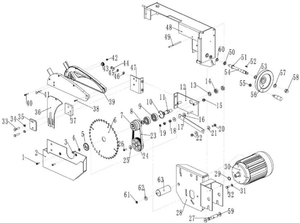MSW WOOB-4002000 - Teileplan - 5