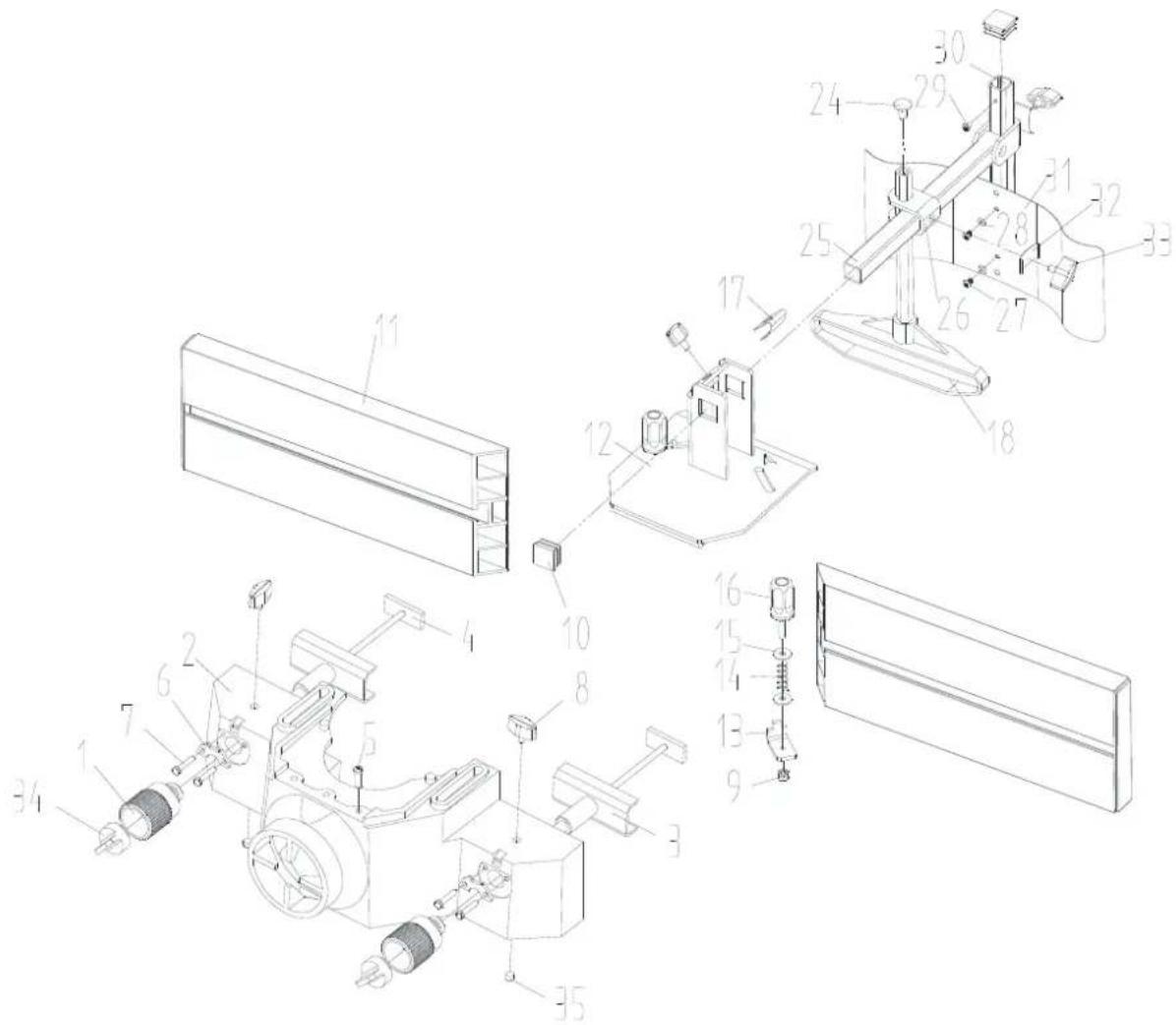 MSW WOOB-4002000 - Parts diagram - 10