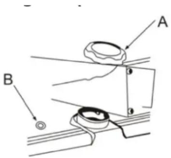 MSW DHW-POWER20000M - Fill the fuel tank (see the figure below): - 1