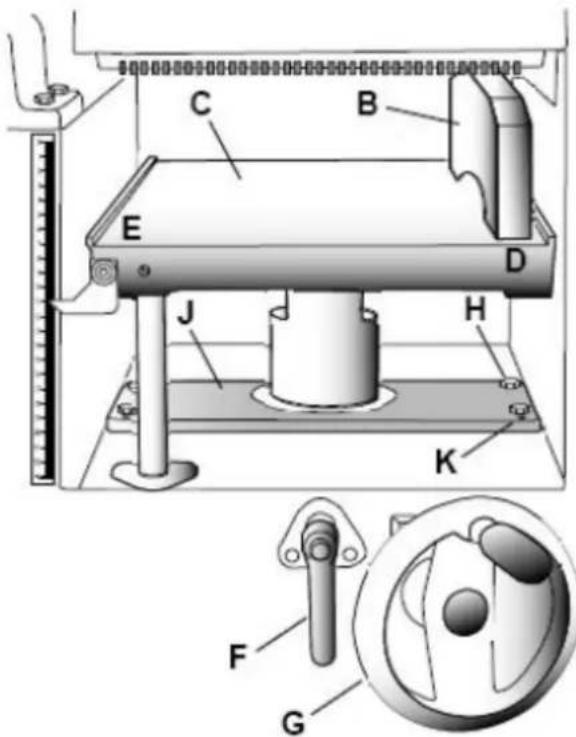 MSW WOOB-4004000 - Überprüfung des Hobeltisches parallel zur Messerwelle - 2