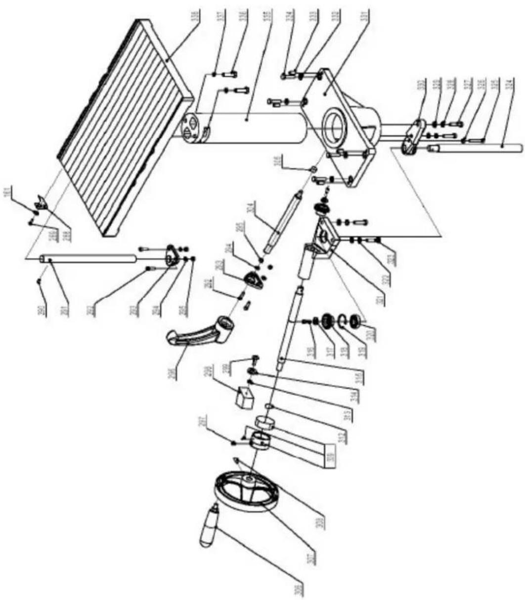 MSW WOOB-4004000 - Parts diagram - 7
